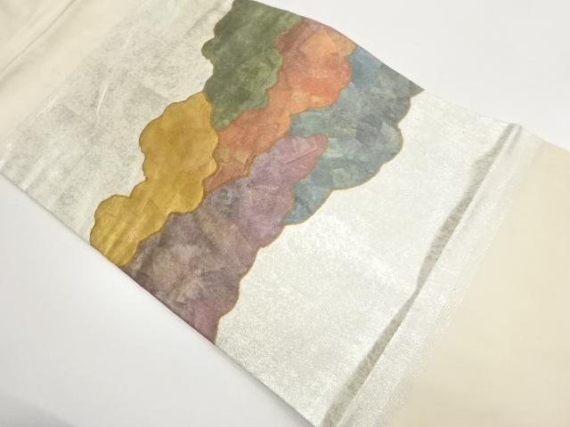 JAPANESE NAGOYA OBI / KINSAI / WOVEN CLOUD